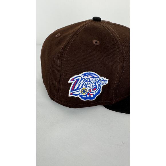 New Era X Billion Creation Mens 59FIFTY San Diego Padres Fitted Hat Brown 7 5/8 - Picture 8 of 14